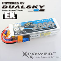 Dualsky Lipo Akku XP28006EX 2800 6S1P 30C