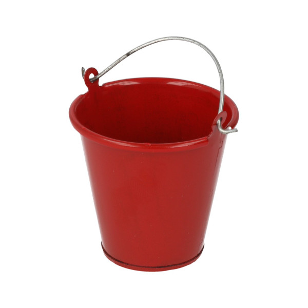 Robitronic Metalleimer Rot