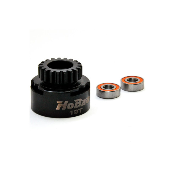 Hobao CNC Clutch Bell 19T w/Bearing 12mm