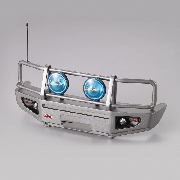 Killerbody Rammschutz mit LED Scheinwerfer Alu silber für 1/10 Truck