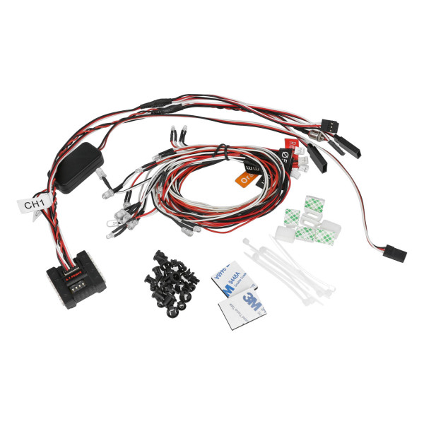 GT Hobbies Lichtset für Autos mit 16 Led einstellbar