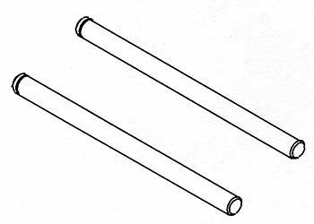 Robitronic Pin for front Upper Suspension Arm ETC,NTC (2)