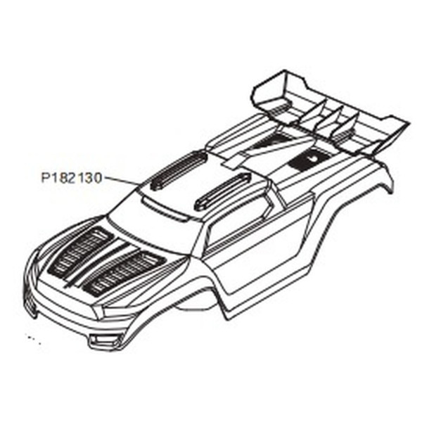 MJX Body shell (TR)