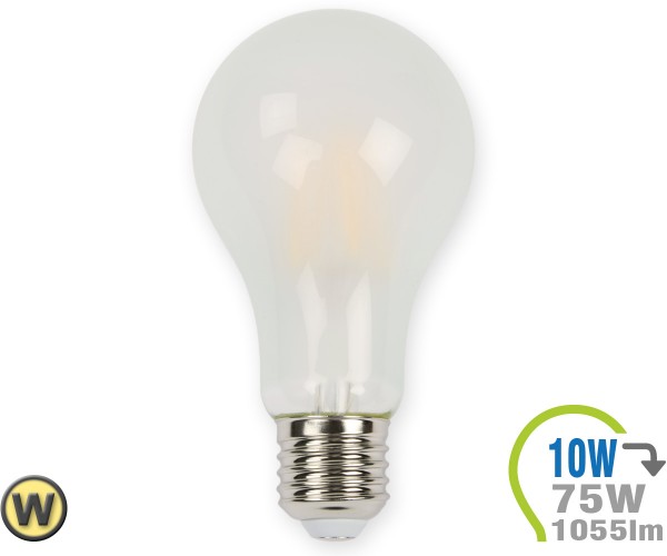E27 LED Lampe 10W Filament matt A67 Warmweiß