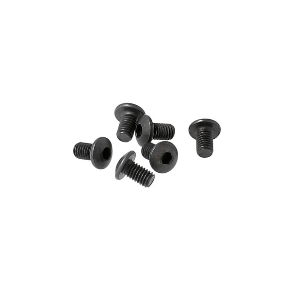 PR Racing Button Head Screws M3x5mm (6)