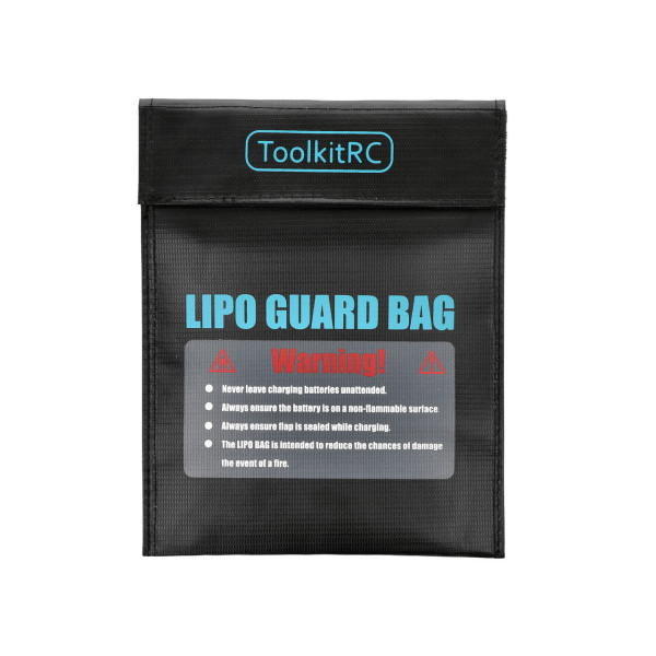 ToolkitRC Lipo Safe Bag S 230x180mm Schwarz