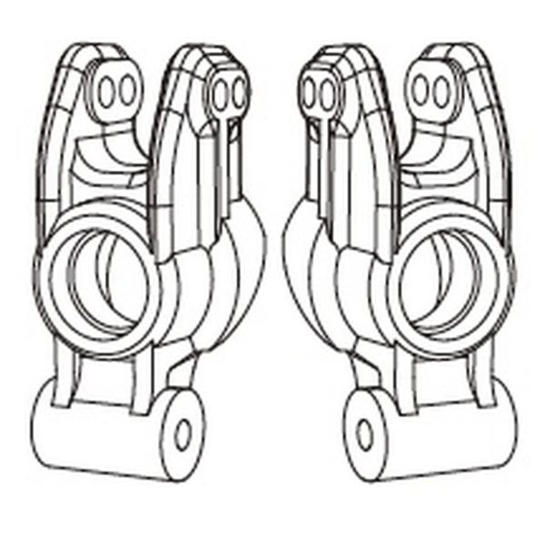 MJX Rear Hub Carrier