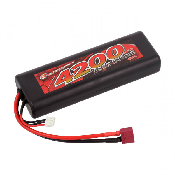 LiPo Akku 4200mAh 2S 40C T-Stecker Stick Pack
