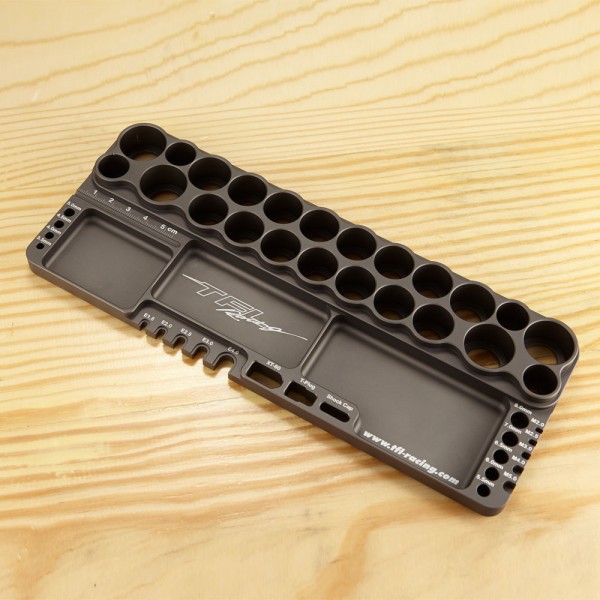Aluminum RC Tool Stand Screwdriver Wrench Rack Tray Holder for RC Crawler Car MS 