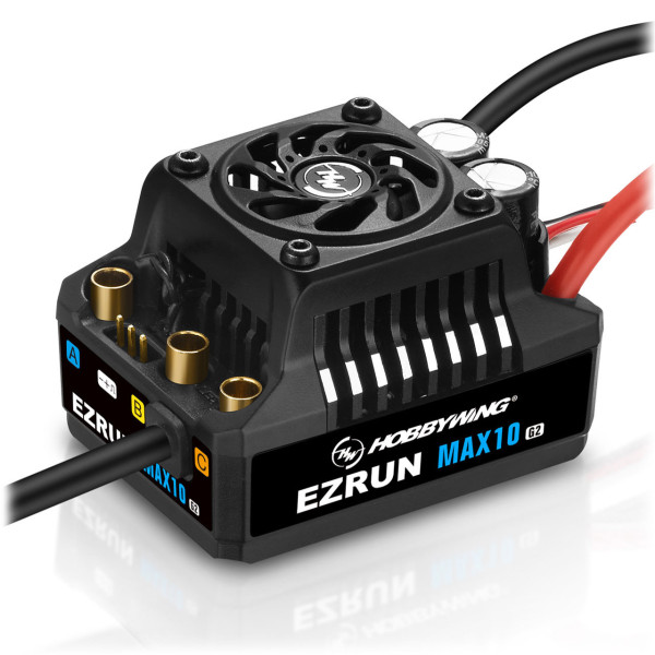 Hobbywing Ezrun MAX10 G2 ESC 140 Amp, 2-4s LiPo, BEC 5A