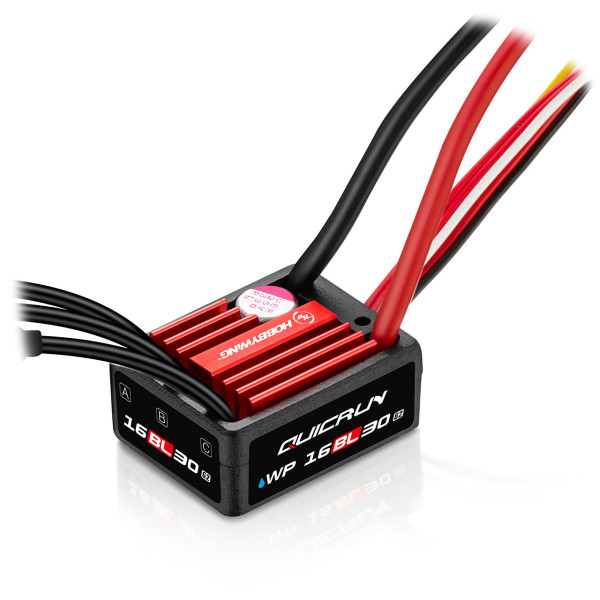 Hobbywing QuicRun WP16BL30 G2 Brushless Regler 30A 2-3s für 1:16