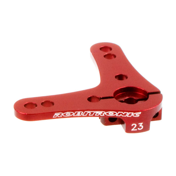 Aluminium Servo Doppel Arm 23Z (90°) Rot