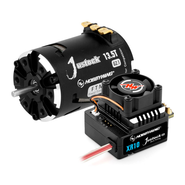 Hobbywing Xerun Justock Combo G3S mit 13.5 Turn 3200kV für 1:10 Stock