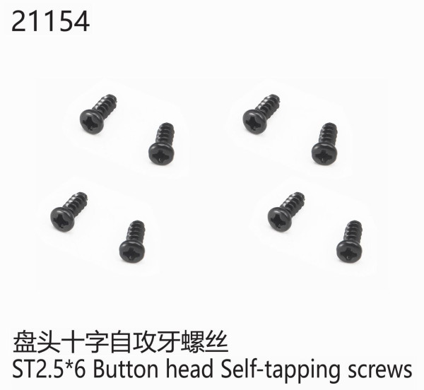 Button Head Taping Screw ST2.5*6