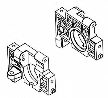 Robitronic Rear Bulkheads (1 Set L&R) ETC,NTC