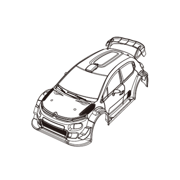 Gesamtmontage der Karosserie (mit Lichtsatz)