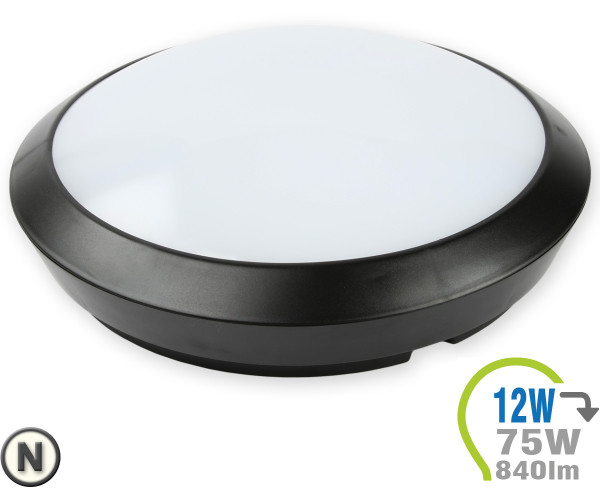 V-TAC 12W Round Microwave Sensor Light Natural White