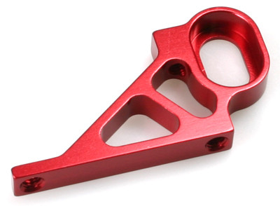 Robitronic Power-pod plate left aluminium red anodized