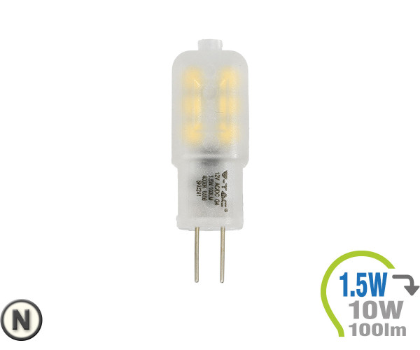 V-TAC LED Spotlight SAMSUNG CHIP - G4 1.5W Plastic 4000K
