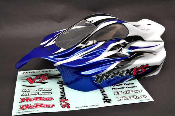 HoBao Karosserie lackiert blau/rot