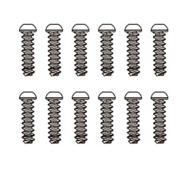 MJX Schrauben 2,6x8 mm (12 Stück)
