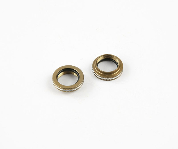 KM Aluminium Federeinstellmutter + O-Ring (2 Stk.)