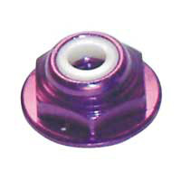 Robitronic 8-32 Mutter mit Flansch Purple (4)