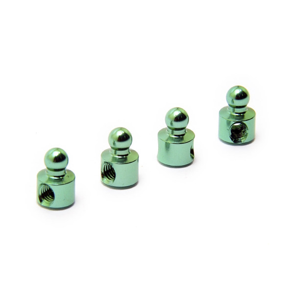HoBao ALUM BALL STUD 3.8 MM, 4PCS
