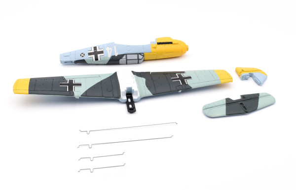 Modster Fuselage + engine + wing + tailplane + linkage MDX BF 109 E