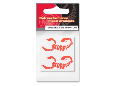 Scorpion Decal Sticker 004 (Orange)