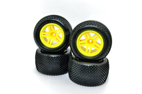 HoBao TT 2.0 COMPLETE TIRE WITH YELLOW WHEEL SET