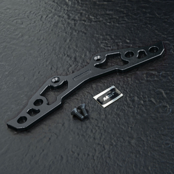 MST-Racing Alum. lightweight bumper support L (black)