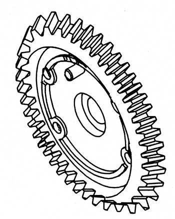 Robitronic Differential Hauptzahnrad