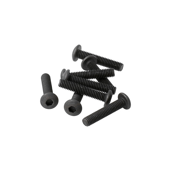 PR Racing Button Head Cap Screw M3x15mm (8)
