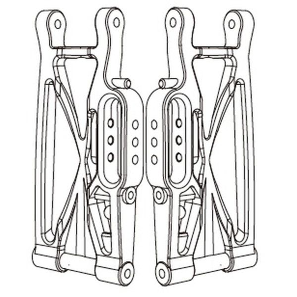 MJX Querlenker hinten unten