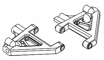 Robitronic Vordere Untere Schwinge L/R ETC