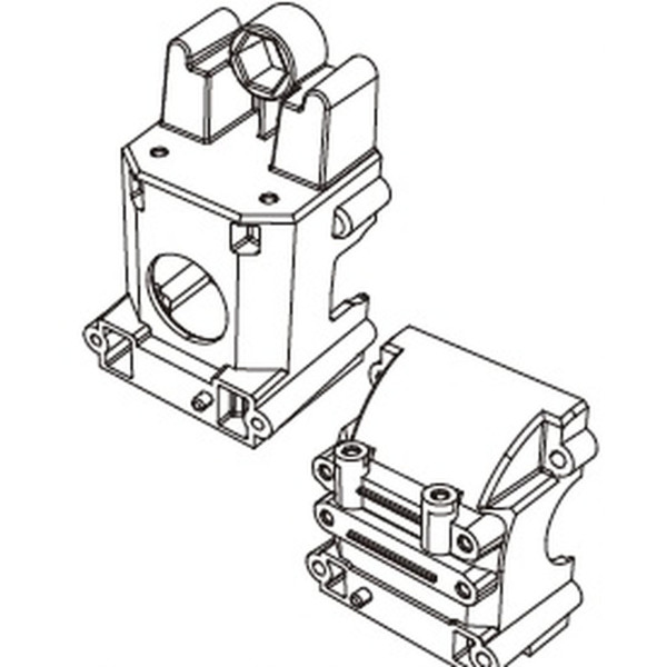 MJX Differentialgehäuse Hinten