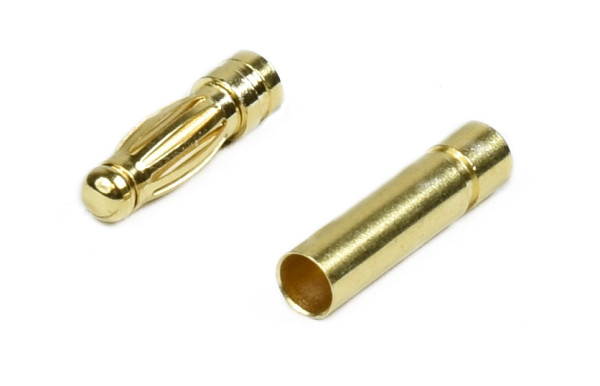 Modster Gold contact plug 3mm 1 pair