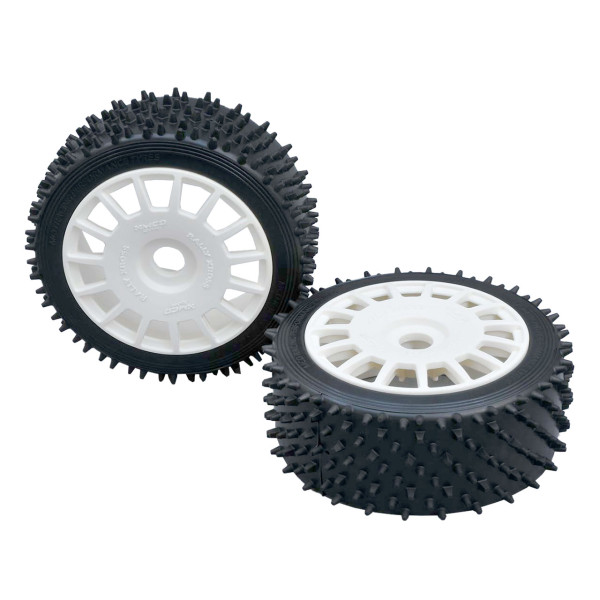 MCD Racing Astro Max White Hard 160mm Reifen und Felgen weiß