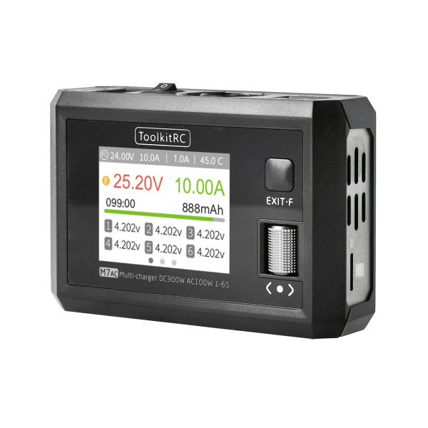 ToolkitRC M7AC LiPo 1-6S 15A Ladegerät AC/DC