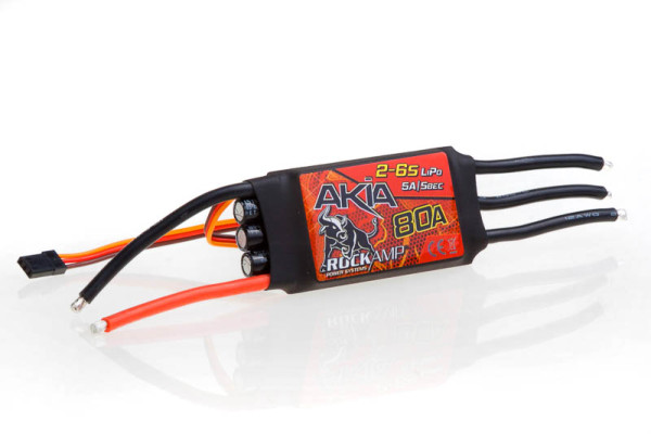 Rockamp Akia 80A Brushless Regler 2-6S Lipo 5A SBEC