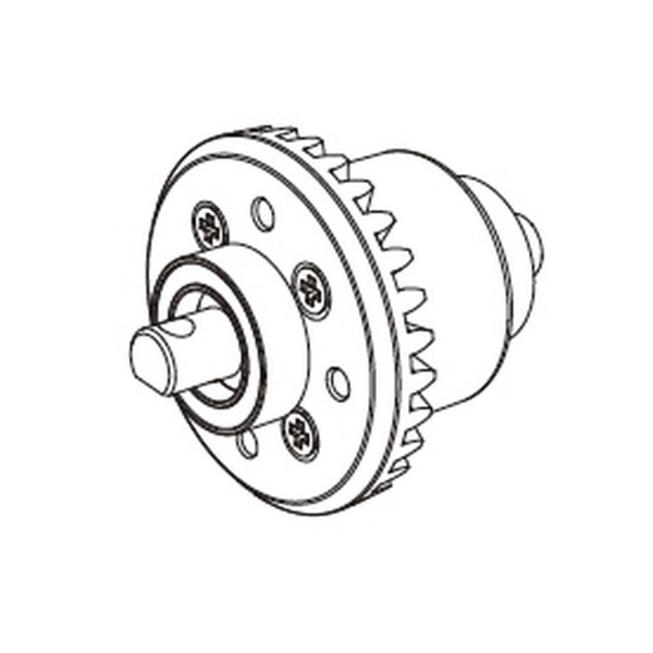 MJX Getriebe hinten komplett