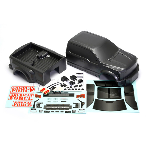 CEN-Racing FORD F-450 SD Complete Body Set (Grey Titanium)