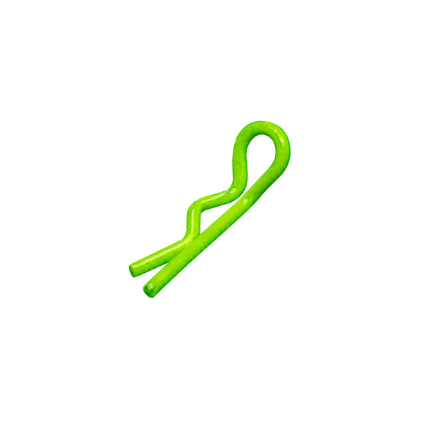 Robitronic Karosserieclips Leuchtend Grün (10 Stk.)
