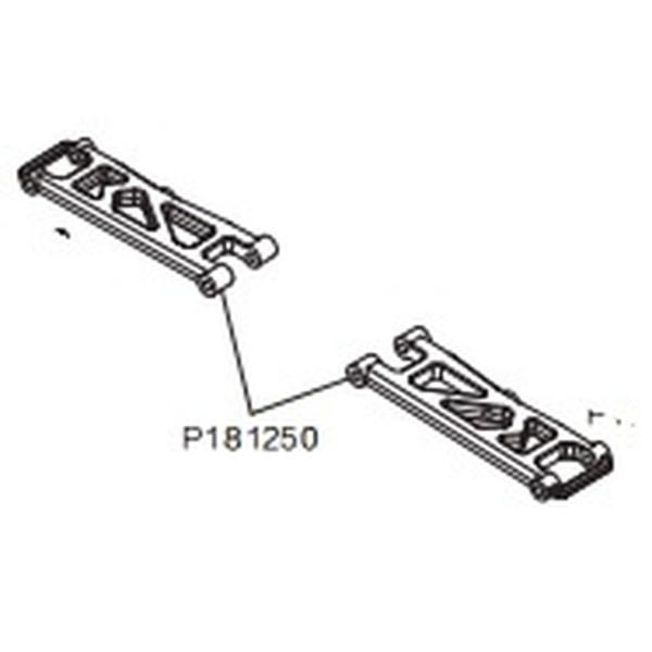 MJX Querlenker hinten unten