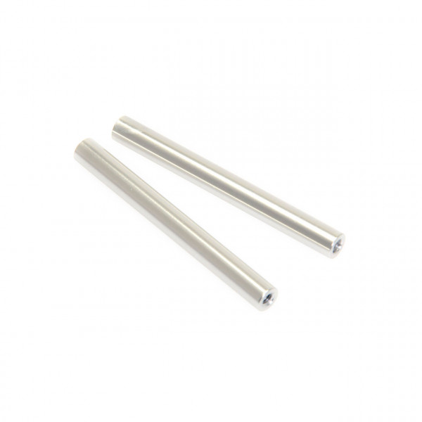 M3x57mm Threaded Aluminum Link (silver anodized) , 2pcs