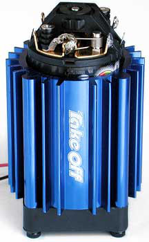 Take Off Motor Kühlstand Blau