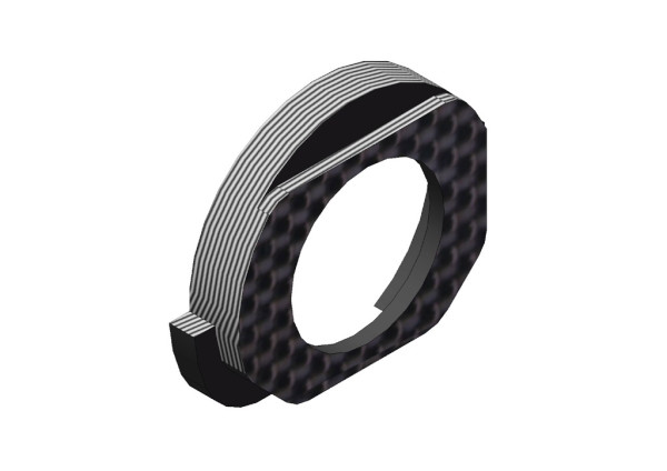 KM 4mm Rear Carbon Belt Adjust Bearing Hub Holder Left