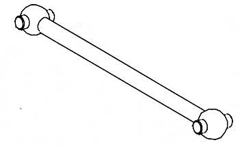 Robitronic Rear Central Joint Shaft NTC