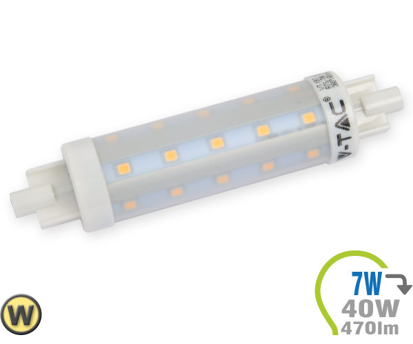 V-TAC R7S LED Lampe 7W Warmweiß